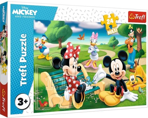 Trefl | Puzzle maxi 24el.| Myszka Miki w gronie przyjaciół Trefl | Puzzle maxi 24el.| Myszka Miki w gronie przyjaciół
