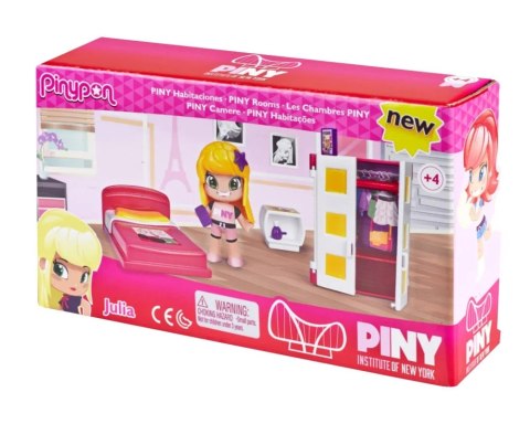 Zestaw Pokoik Julia laleczka i akcesoriami, 2 ass. | PinyPon CITY