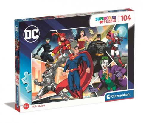 Clementoni: Puzzle 104el. - Dc Comics Clementoni: Puzzle 104el. - Dc Comics