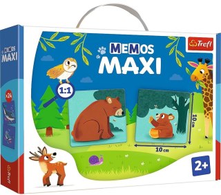 Gra Memos Maxi - Zwierzęta i ich dzieci | Trefl