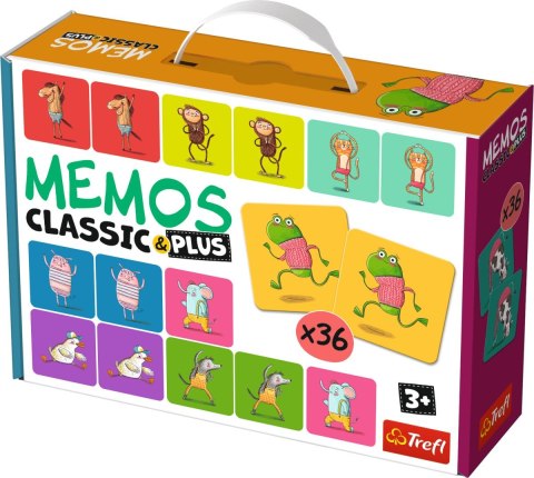 Gra Memos classic&plus - Ruch i dźwięk | Trefl Gra Memos classic&plus - Ruch i dźwięk | Trefl
