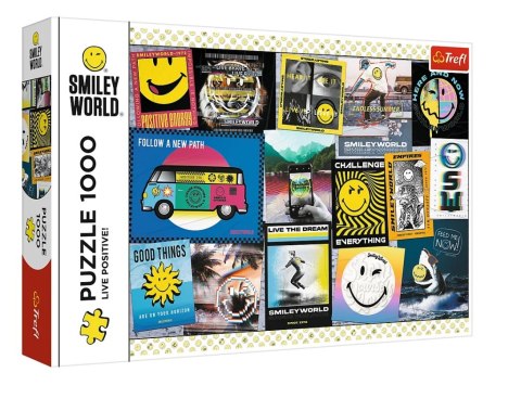 Puzzle 1000el. Żyj pozytywnie! | Trefl