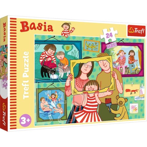 Puzzle maxi 24el. Basia i jej dzień | Trefl Puzzle maxi 24el. Basia i jej dzień | Trefl