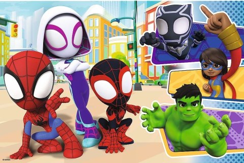 Puzzle maxi 24el. Spidey i przyjaciele | Trefl Puzzle maxi 24el. Spidey i przyjaciele | Trefl