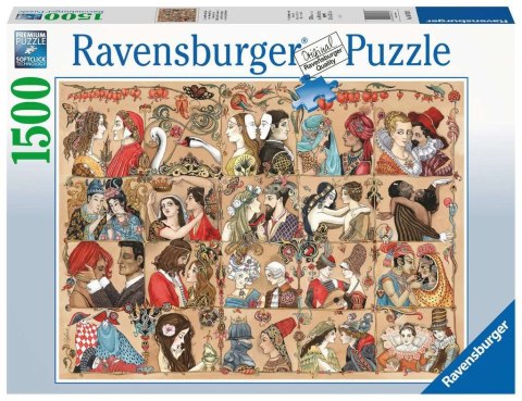 Ravensburger - Puzzle 2D 1500 elementów: Historia miłości