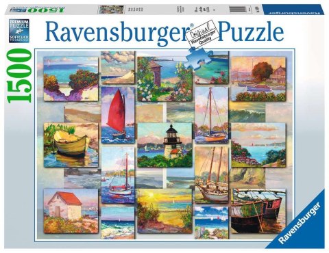 Ravensburger - Puzzle 2D 1500 elementów: Kolaż wybrzeża