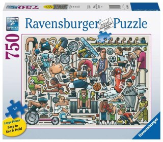 Ravensburger - Puzzle 2D Duży Format: Piękne podwórko 750 elementów