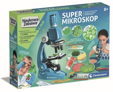 Clementoni | Super Mikroskop Naukowa Zabawa Clementoni | Super Mikroskop Naukowa Zabawa