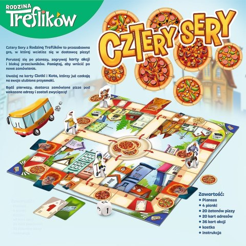 Trefl: Gra - Cztery Sery - Rodzina Treflików Trefl: Gra - Cztery Sery - Rodzina Treflików