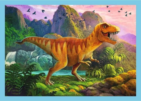 Trefl: Puzzle 4w1 - Wyjątkowe dinozaury Trefl: Puzzle 4w1 - Wyjątkowe dinozaury