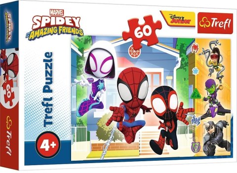 Trefl: Puzzle 60el. - Spider-Man: W świecie Spidey'a Trefl: Puzzle 60el. - Spider-Man: W świecie Spidey'a