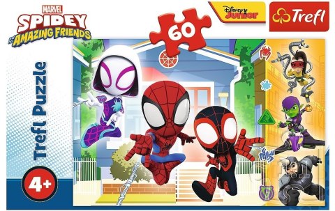Trefl: Puzzle 60el. - Spider-Man: W świecie Spidey'a Trefl: Puzzle 60el. - Spider-Man: W świecie Spidey'a