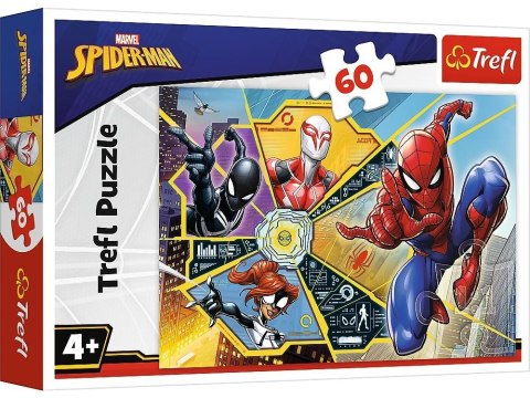Trefl: Puzzle 60el. - Spiderman: W sieci Trefl: Puzzle 60el. - Spiderman: W sieci