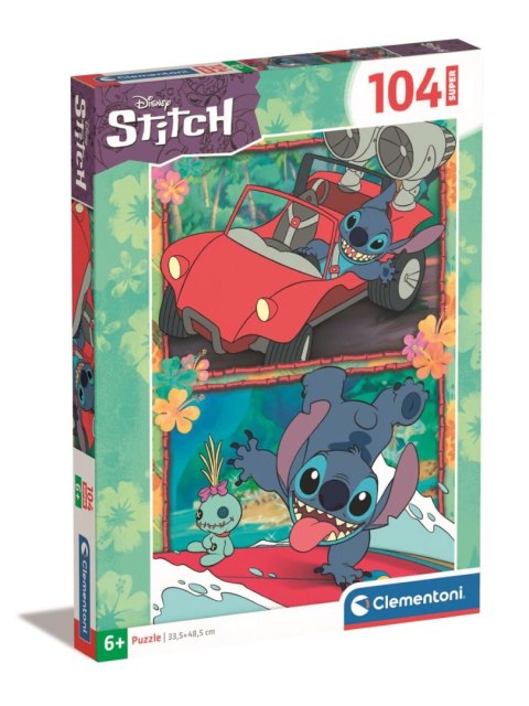 Clementoni: Puzzle 104el. - Stitch Clementoni: Puzzle 104el. - Stitch