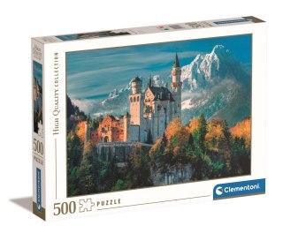 Clementoni: Puzzle 500el. HQ - Zamek Neuschwanstein