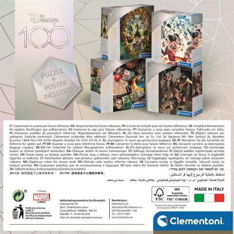 Puzzle 1000el. Disney100 Klasyki | Clementoni Puzzle 1000el. Disney100 Klasyki | Clementoni