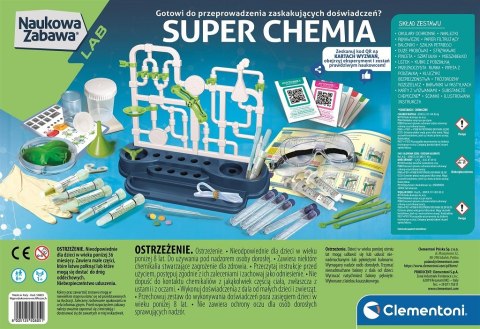 Clementoni | Zestaw Super chemia Naukowa zabawa Clementoni | Zestaw Super chemia Naukowa zabawa