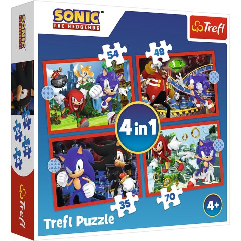 Trefl: Puzzle 4w1 - Sonic Trefl: Puzzle 4w1 - Sonic