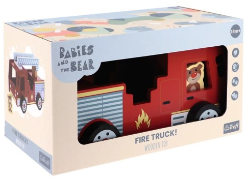 Zabawka drewniana - Fire truck | Trefl Zabawka drewniana - Fire truck | Trefl