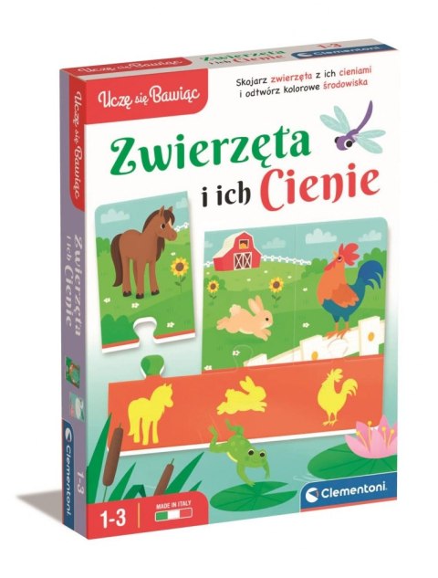 Zwierzęta i ich cienie | Uczę się bawiąc Zwierzęta i ich cienie | Uczę się bawiąc