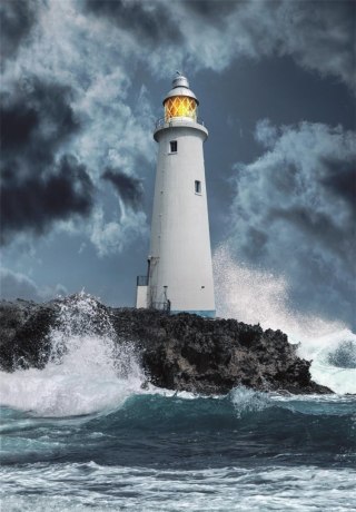 Clementoni: Puzzle 1000el. HQ - Lightouse In The Storm