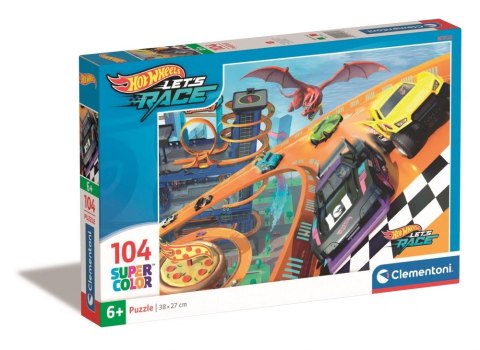 Clementoni: Puzzle 104el. Hot Wheels Clementoni: Puzzle 104el. Hot Wheels
