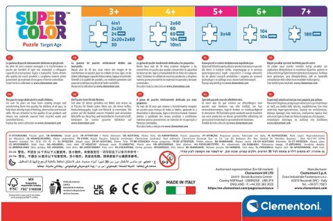 Clementoni: Puzzle 104el. - Świat Dinozaurów