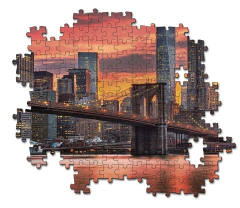 Clementoni: Puzzle 1500el. Compact HQ - East River o zmierzchu Clementoni: Puzzle 1500el. Compact HQ - East River o zmierzchu