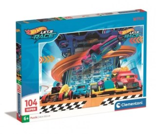 Clementoni: Puzzle Super 104el. Hot Wheels