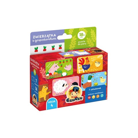 CzuCzu: Zwierzątka z gospodarstwa Puzzle do pary