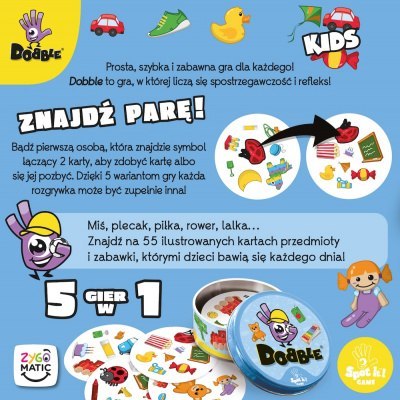 Rebel - Dobble Kids (Eco) Rebel - Dobble Kids (Eco)