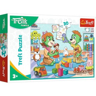 Trefl | Puzzle 30el. - Radosna Rodzina Treflików