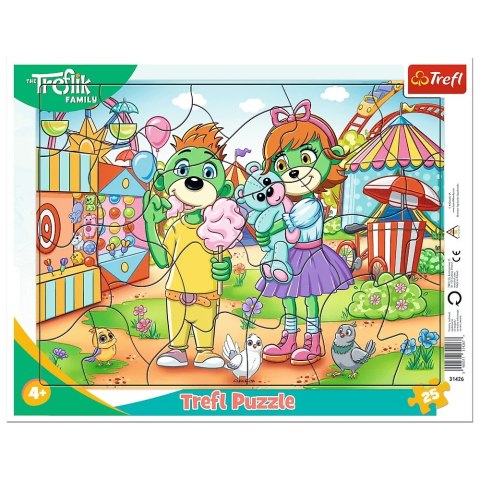 Trefl: Puzzle ramkowe 25el. - Rodzinny Dzień Trefl: Puzzle ramkowe 25el. - Rodzinny Dzień