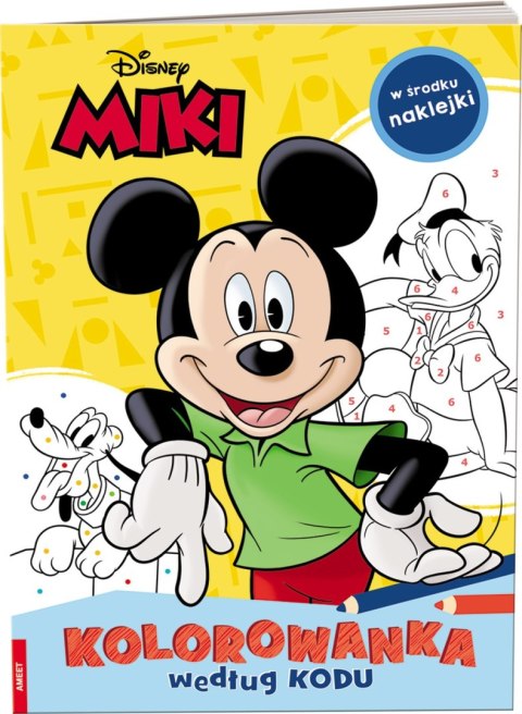 Ameet: DISNEY - Myszka Miki. Kolorowanka Według Kodu