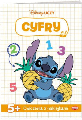 Ameet: DISNEY Uczy - Stitch. Ćwiczenia Z Naklejkami. Cyfry