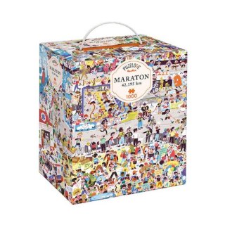 CzuCzu: Puzzlove Maraton 42,195 km - puzzle rodzinne 1000el.