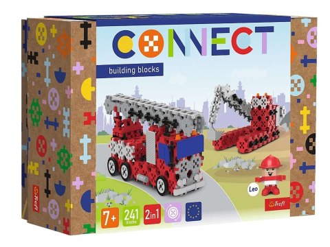 Fire Truck / Crawler Excavator - M | Klocki Connect Fire Truck / Crawler Excavator - M | Klocki Connect