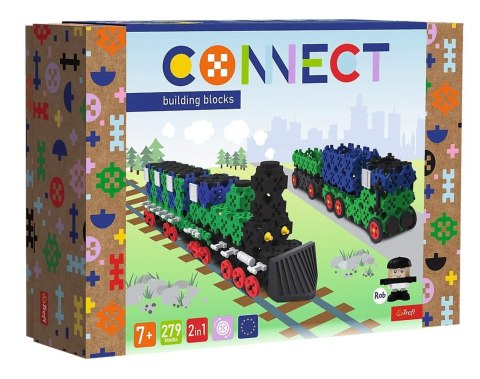 Train / Truck with Trailer - L | Klocki Connect Train / Truck with Trailer - L | Klocki Connect