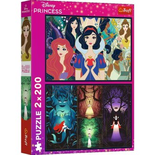 Trefl: Puzzle 2x200el. - Czarujące księżniczki
