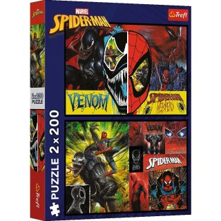 Trefl: Puzzle 2x200el. - Dzień i noc Spidermana