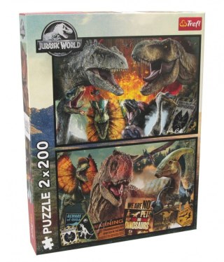 Trefl: Puzzle 2x200el. - Prehistoryczny świat