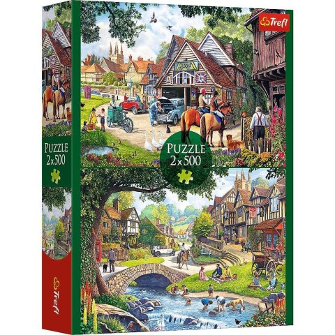 Trefl: Puzzle 2x500el. - Sielankowe życie Trefl: Puzzle 2x500el. - Sielankowe życie
