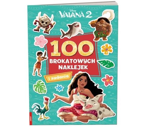 Ameet: DISNEY - Vaiana 2. 100 Brokatowych Naklejek
