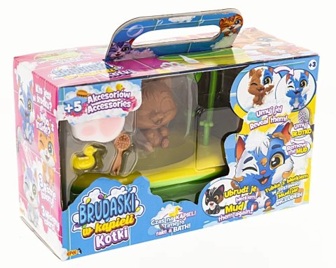 Brudaski w Kąpieli KOTKI - Zestaw „Łazienka": Łatek