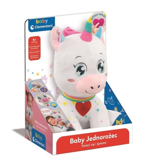 Interaktywny Pluszowy Jednorożec | Baby Clementoni