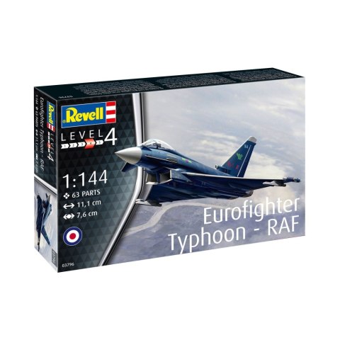 Revell - Samolot 1:144 Eurofighter Typhoon - Raf Revell - Samolot 1:144 Eurofighter Typhoon - Raf