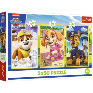 Trefl: Puzzle 3x50el. - Nasze pieski