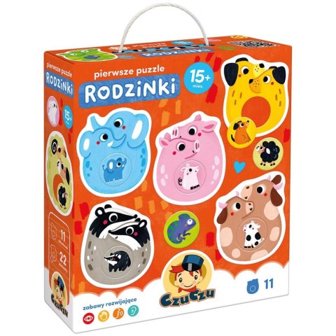 CzuCzu: Pierwsze puzzle - Rodzinki 15 mies.+