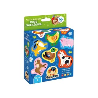 CzuCzu: Puzzle do pary - Moje Zwierzątka. 18 mies.+
