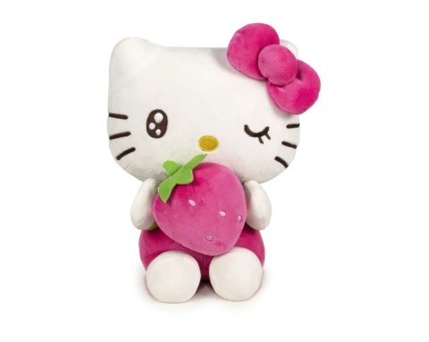 Hello Kitty Macedonia - Plusz 25 cm, Truskawka